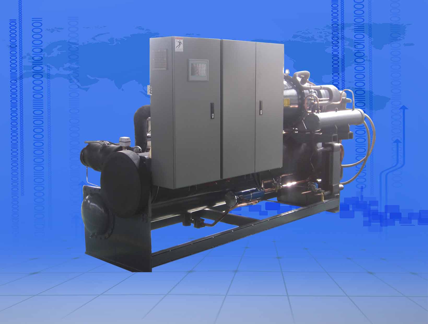 化工用水冷式鹽水低溫制冷機組